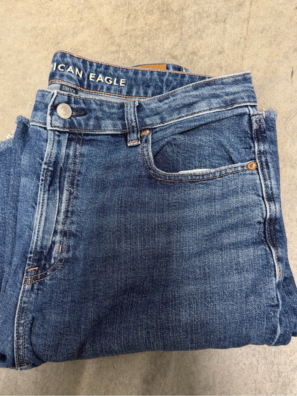 American eagle super high rise baggy wide leg jeans